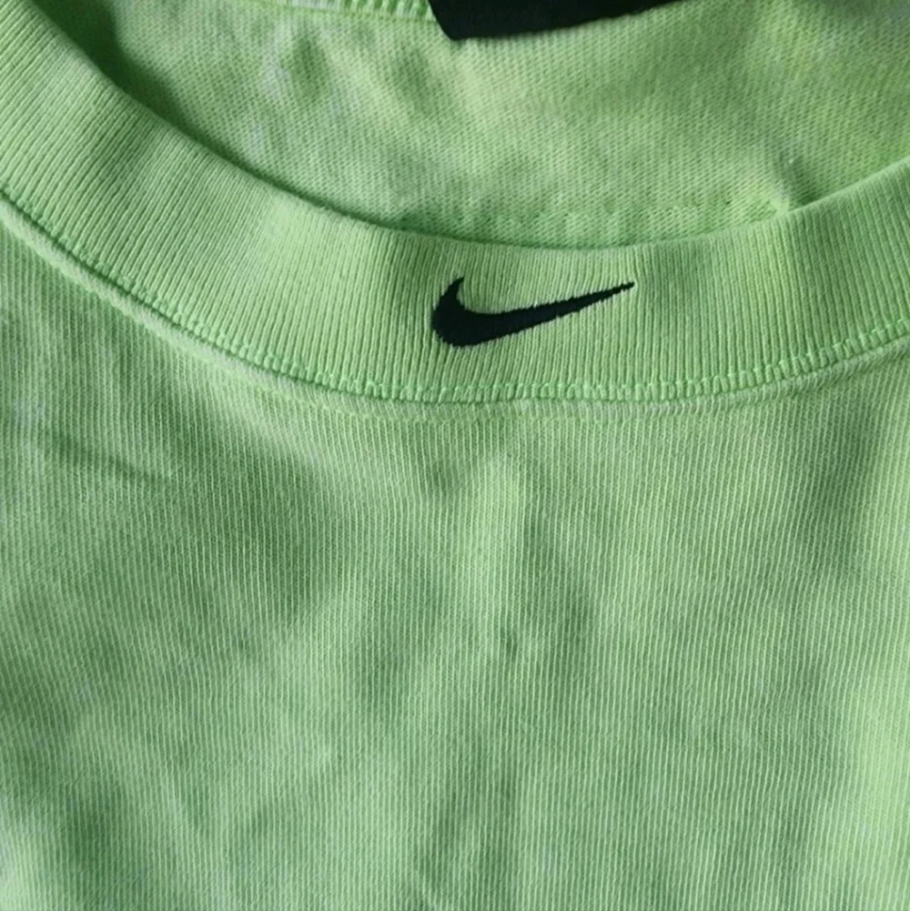 Nike Neon Green Sleeveless Crop Top